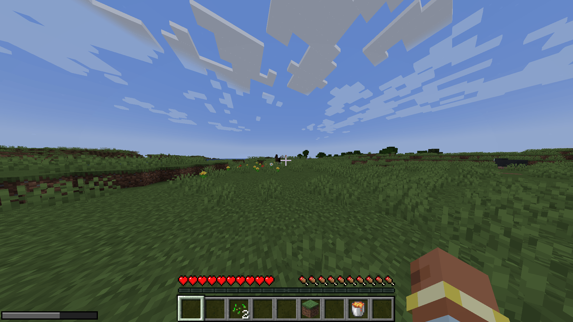 How the stamina bar looks in-game (vanilla-like)