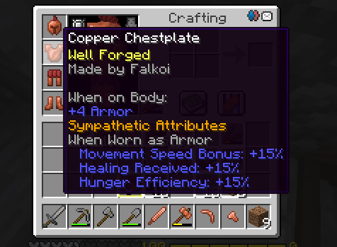 Become a master artisan or a master blacksmith and make actually good armor (or ones that hurt to use)