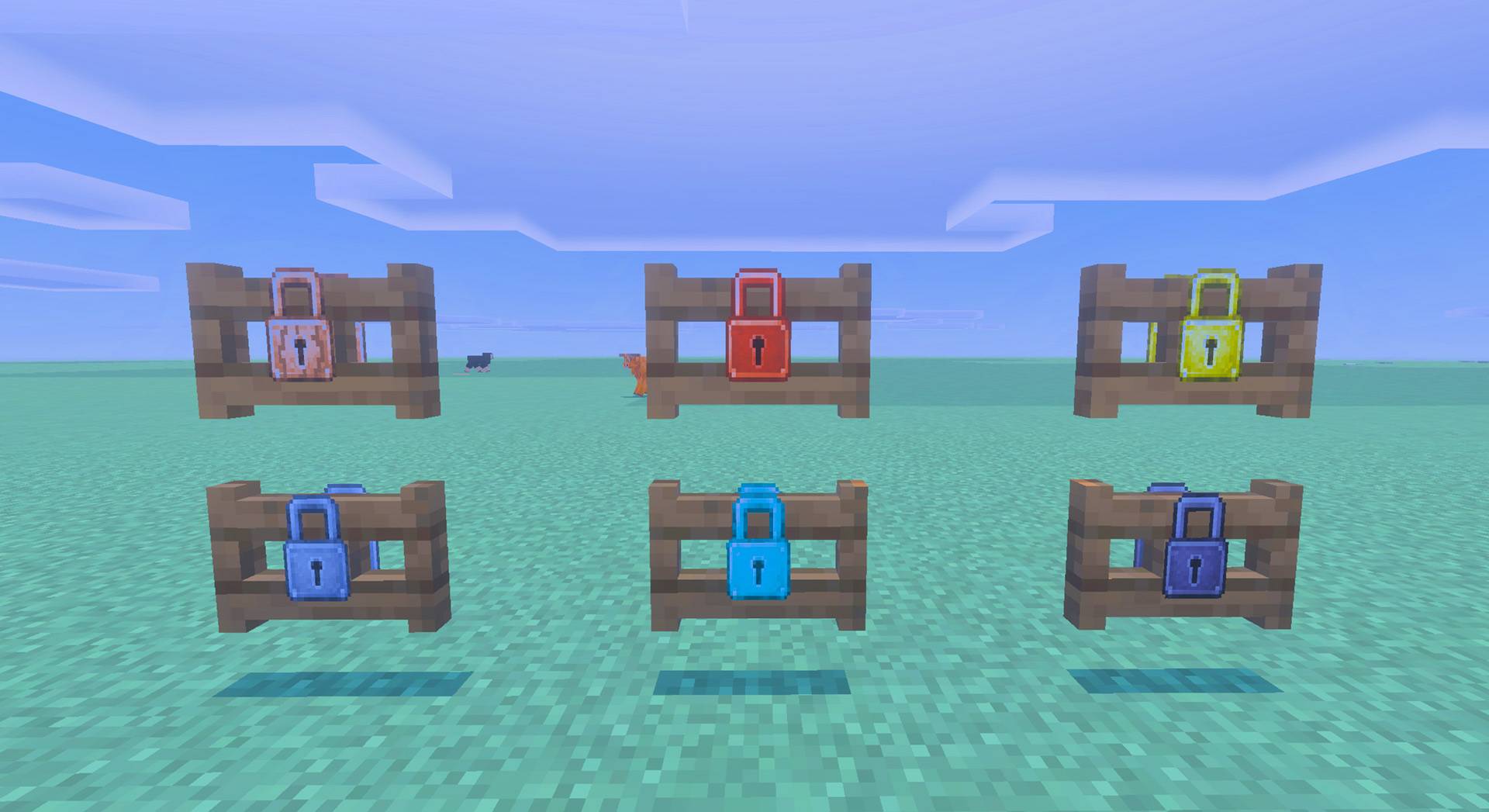 Install Locks On gates, trapdoors, and doors
