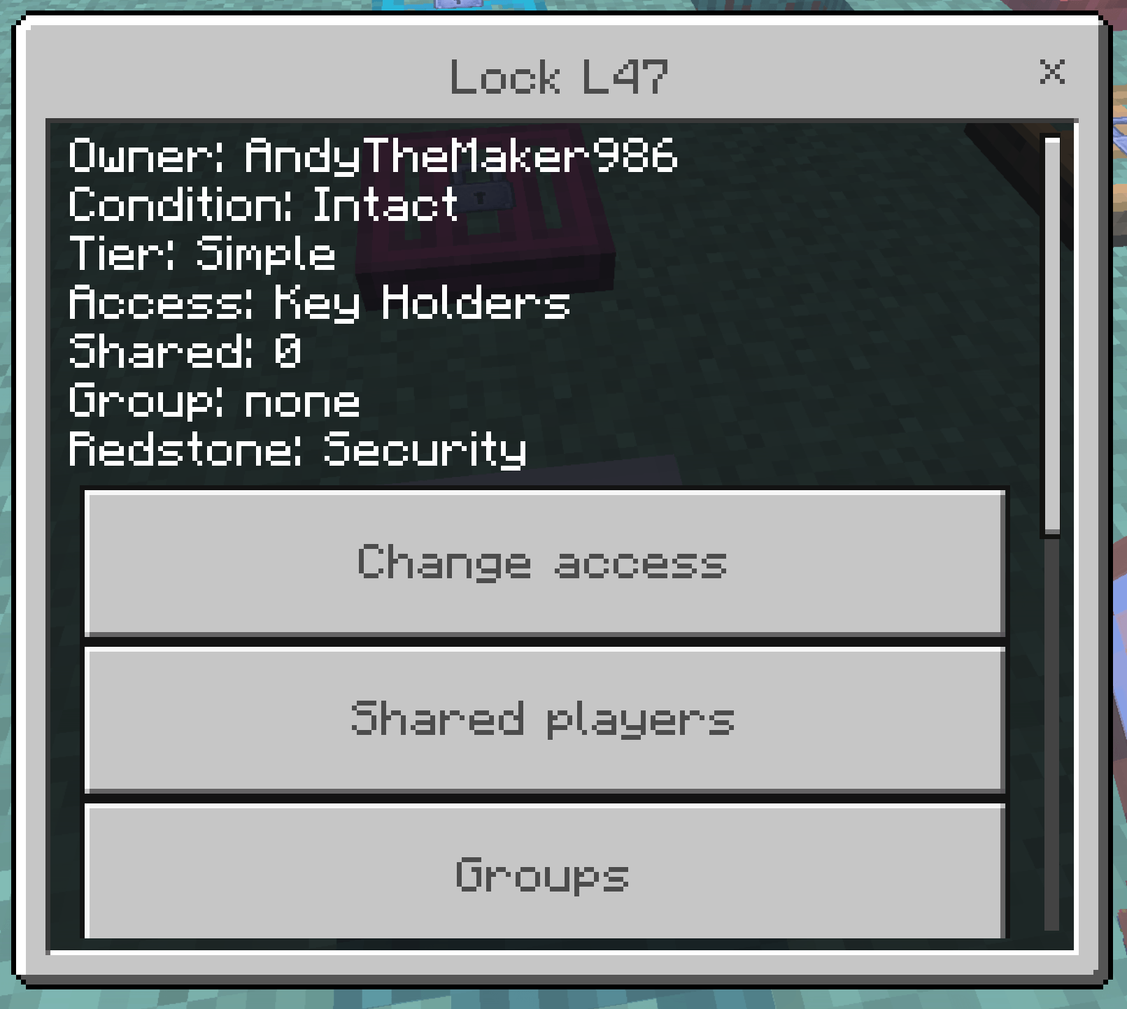 Andy's Locks & Keys Settings 1