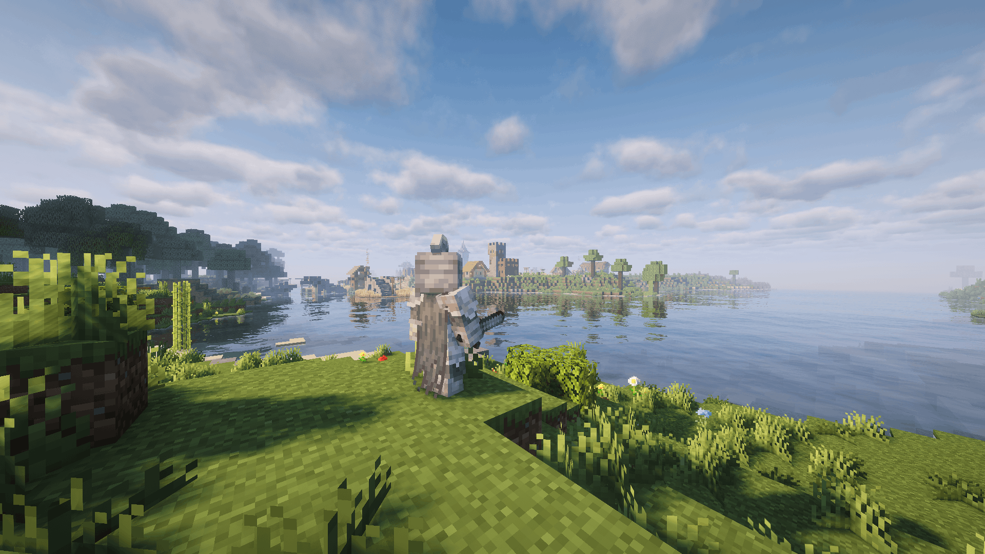 A lone warrior explores the land...
