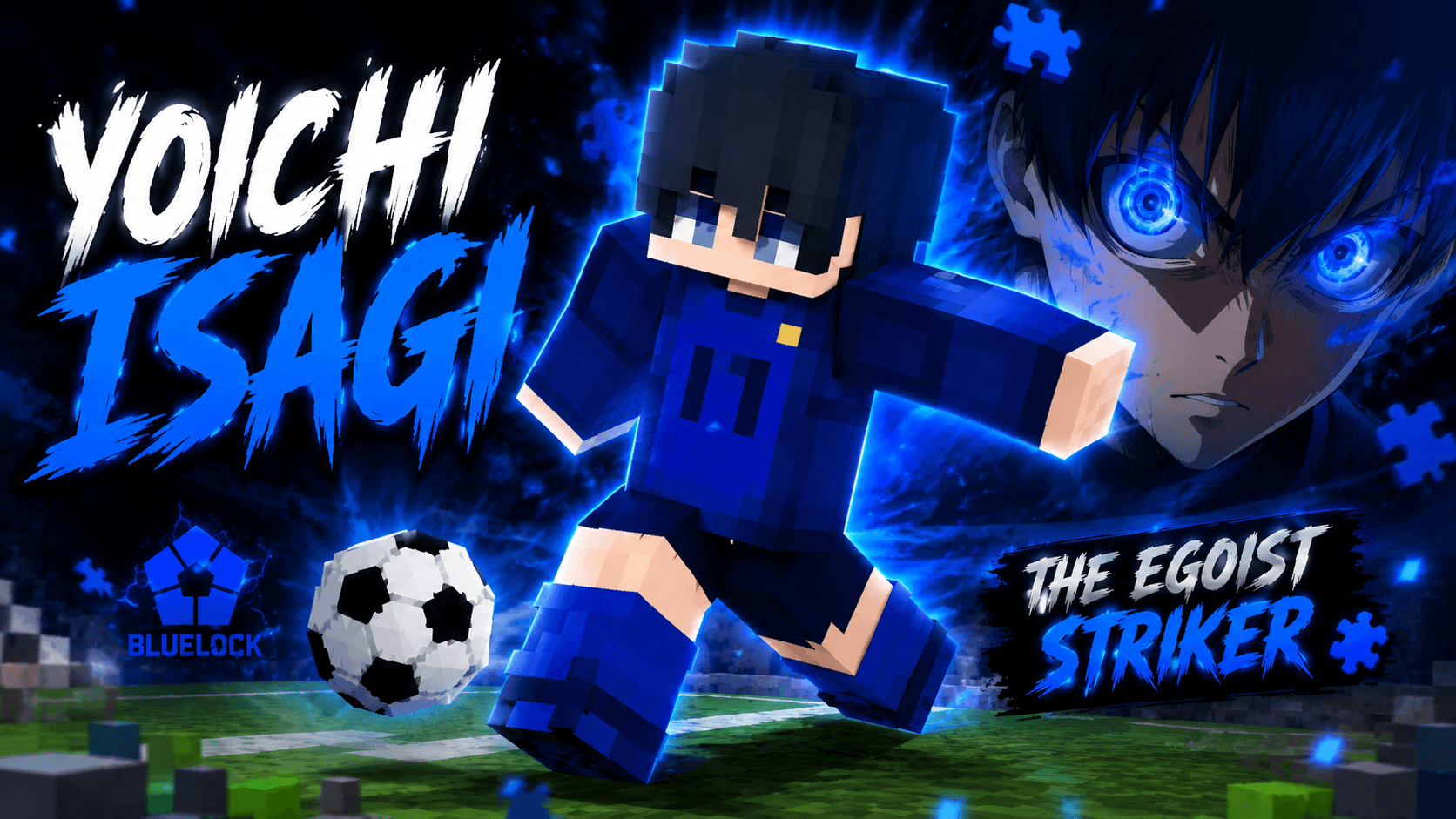 YOICHI ISAGI SKIN BY BAKU | Minecraft Skin Packs