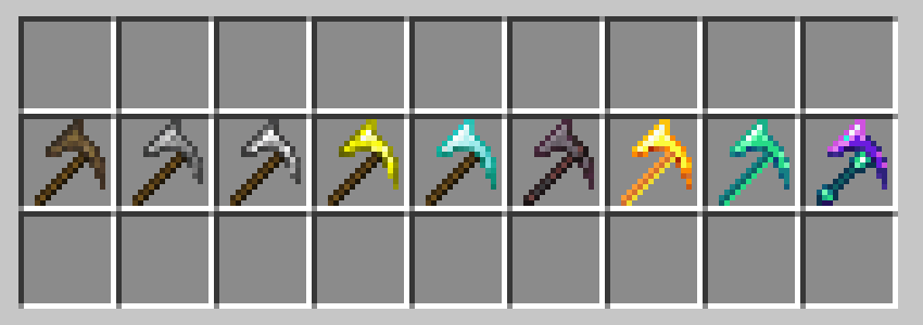 The allthemodium paxels only exist in the game if the mod is loaded