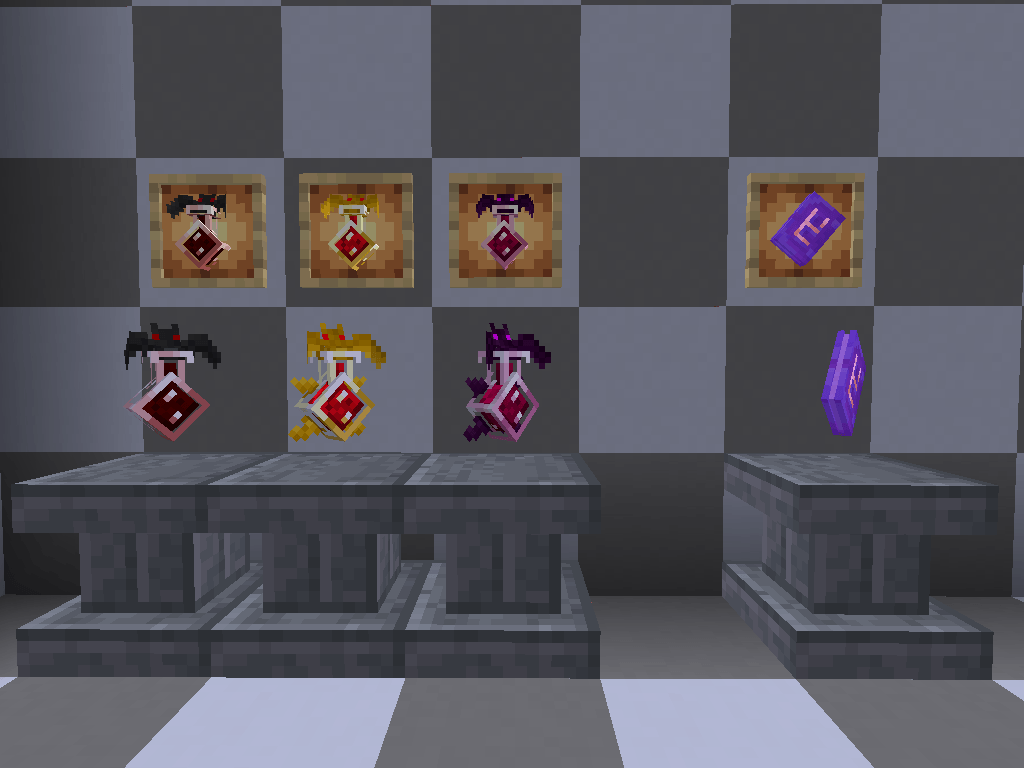 While not all vampirism bottles and books have been updated (yet), These items and their variants have been!