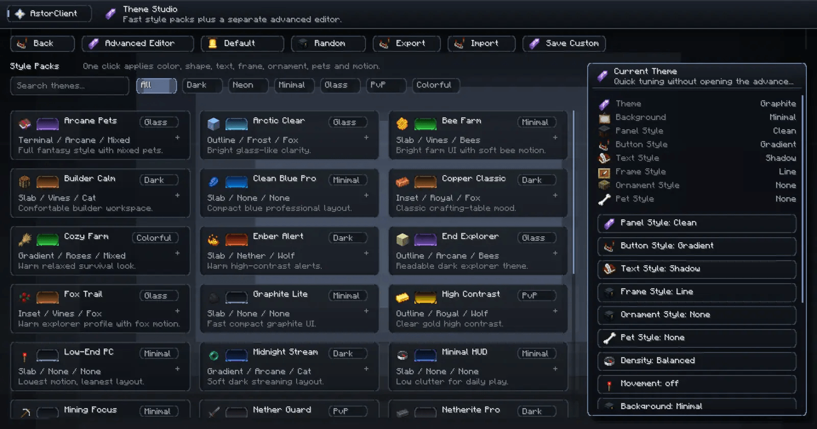 AstorClient — screenshot 1