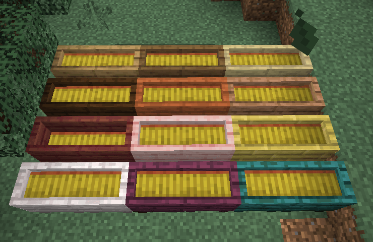 A showcase of all of the variants