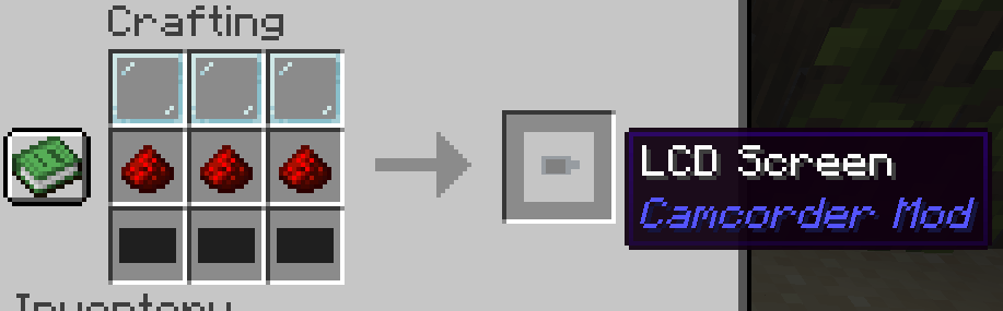 Thumbnail LCD Screen crafting recipe