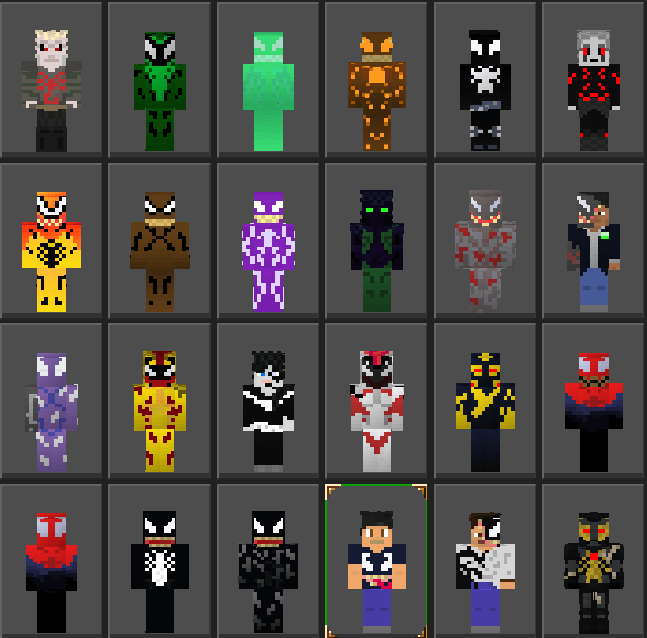 Symbiote Skin Pack v5 — screenshot 2