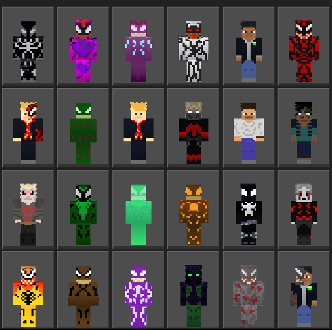 Symbiote Skin Pack v5 — screenshot 1