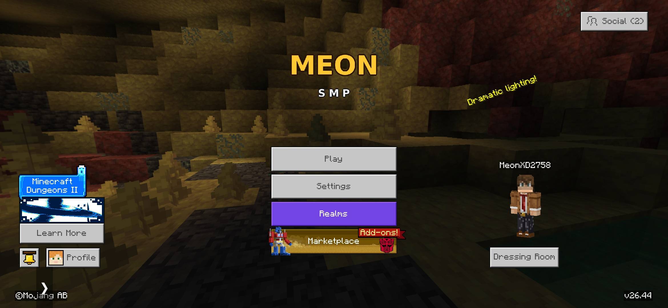 MEON SMP — screenshot 1