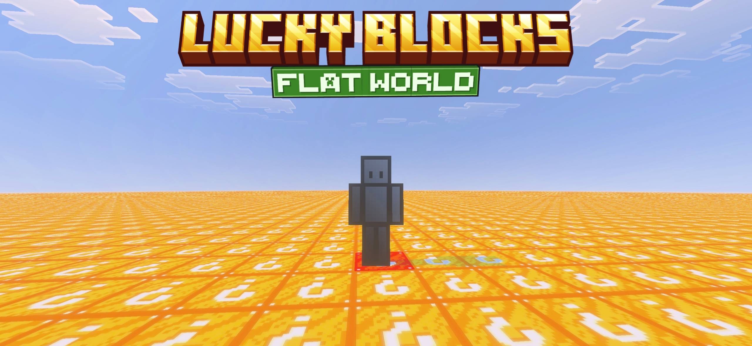 Lucky block flat world