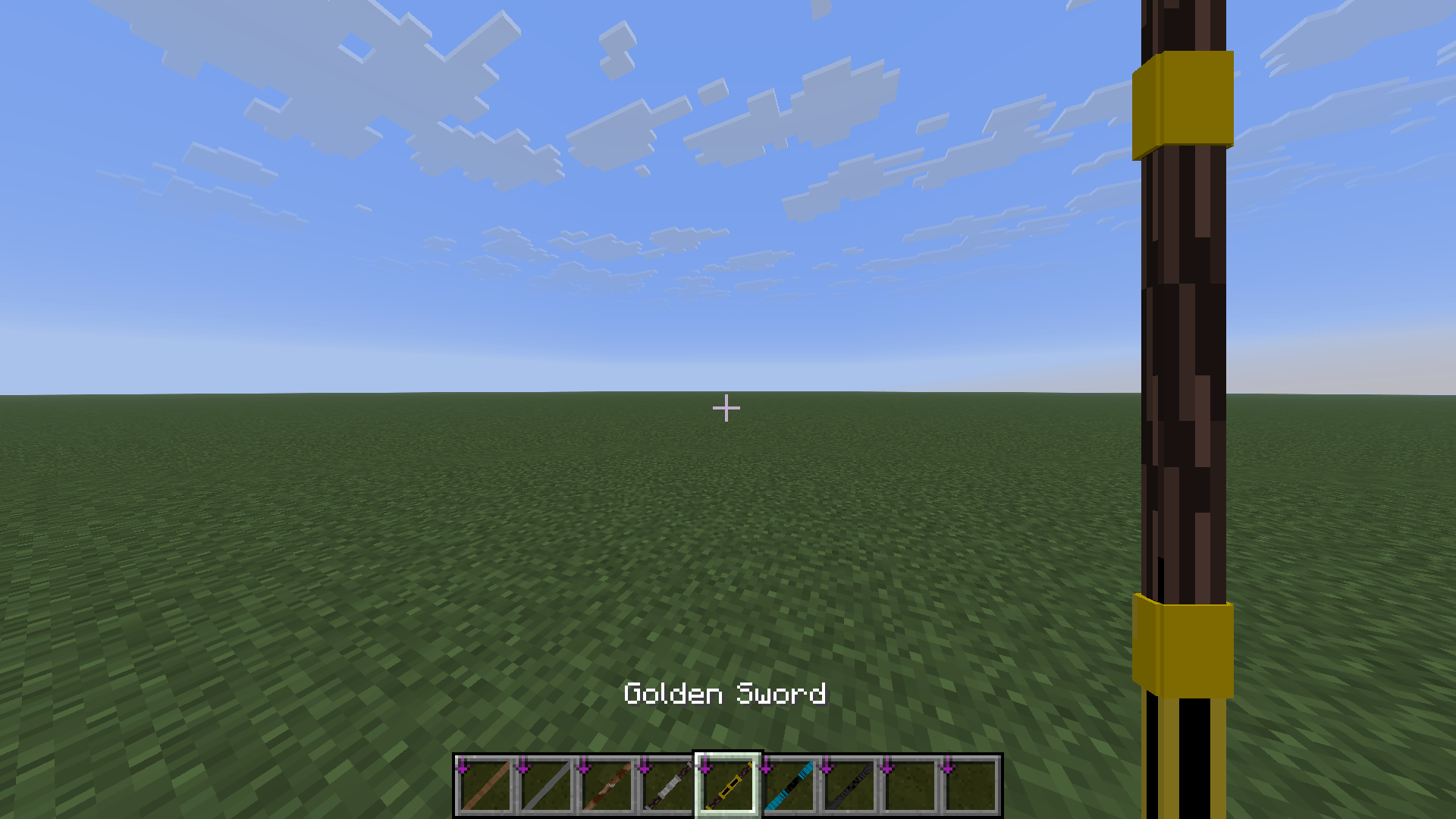 Gold Bo Staff in First-Person