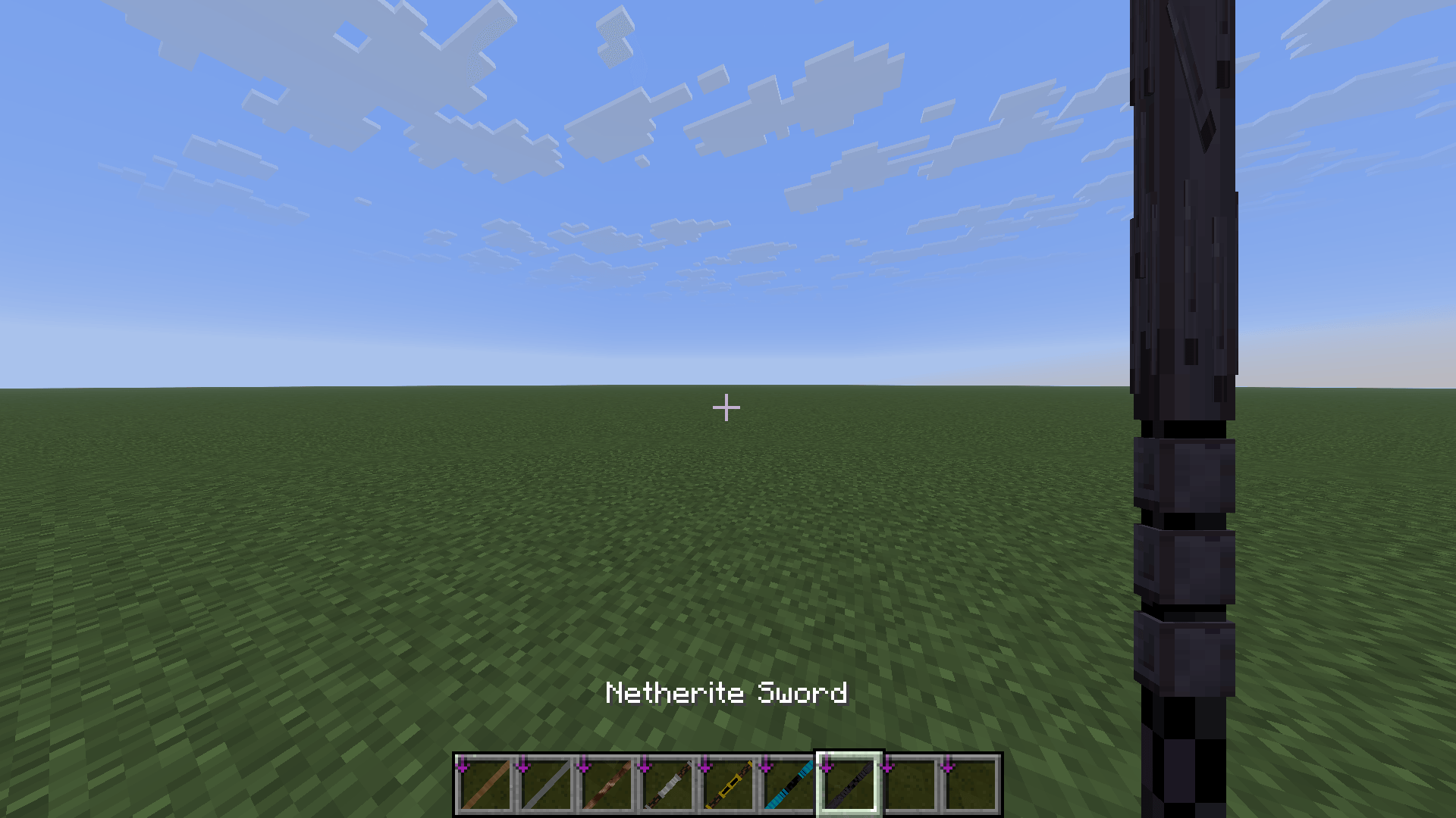Netherite Bo Staff in First-Person