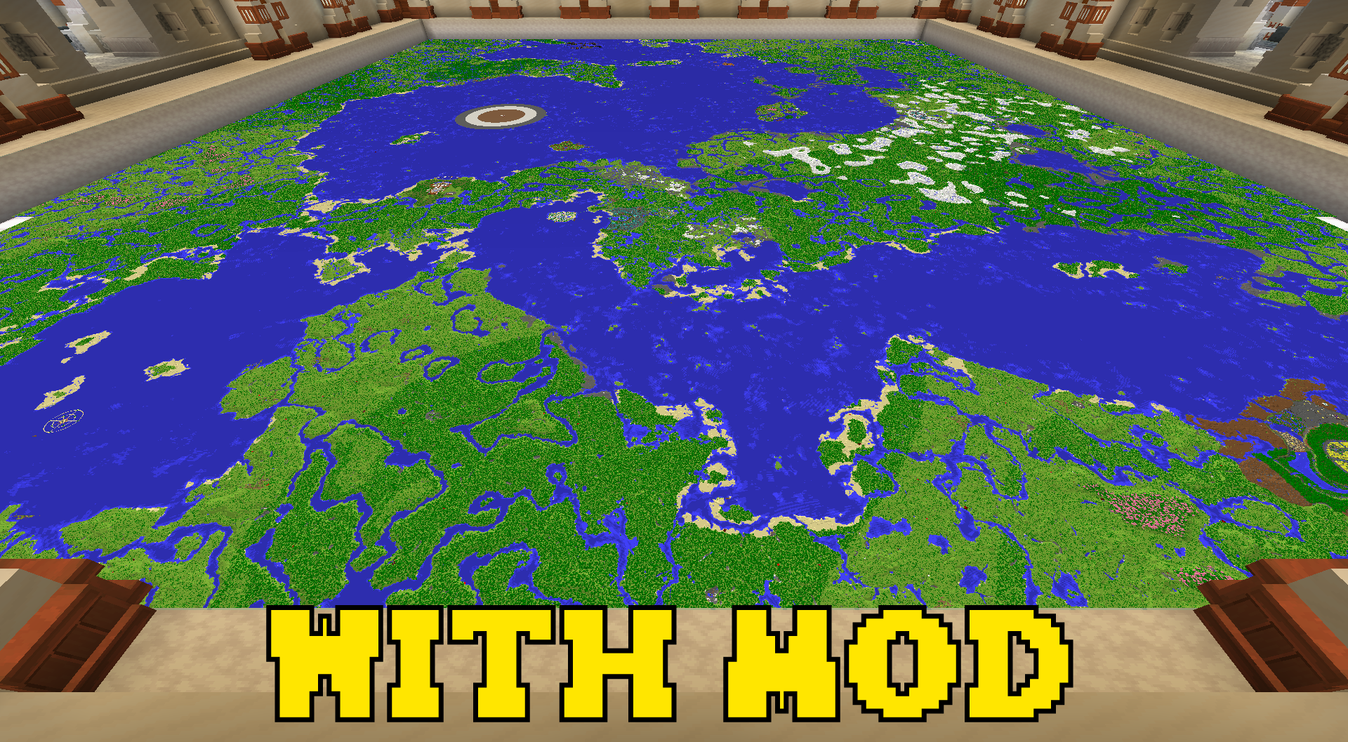Thumbnail With Item Frame Cache enabled, previously rendered maps remain visible even after their item frames are no longer being tracked by the server.