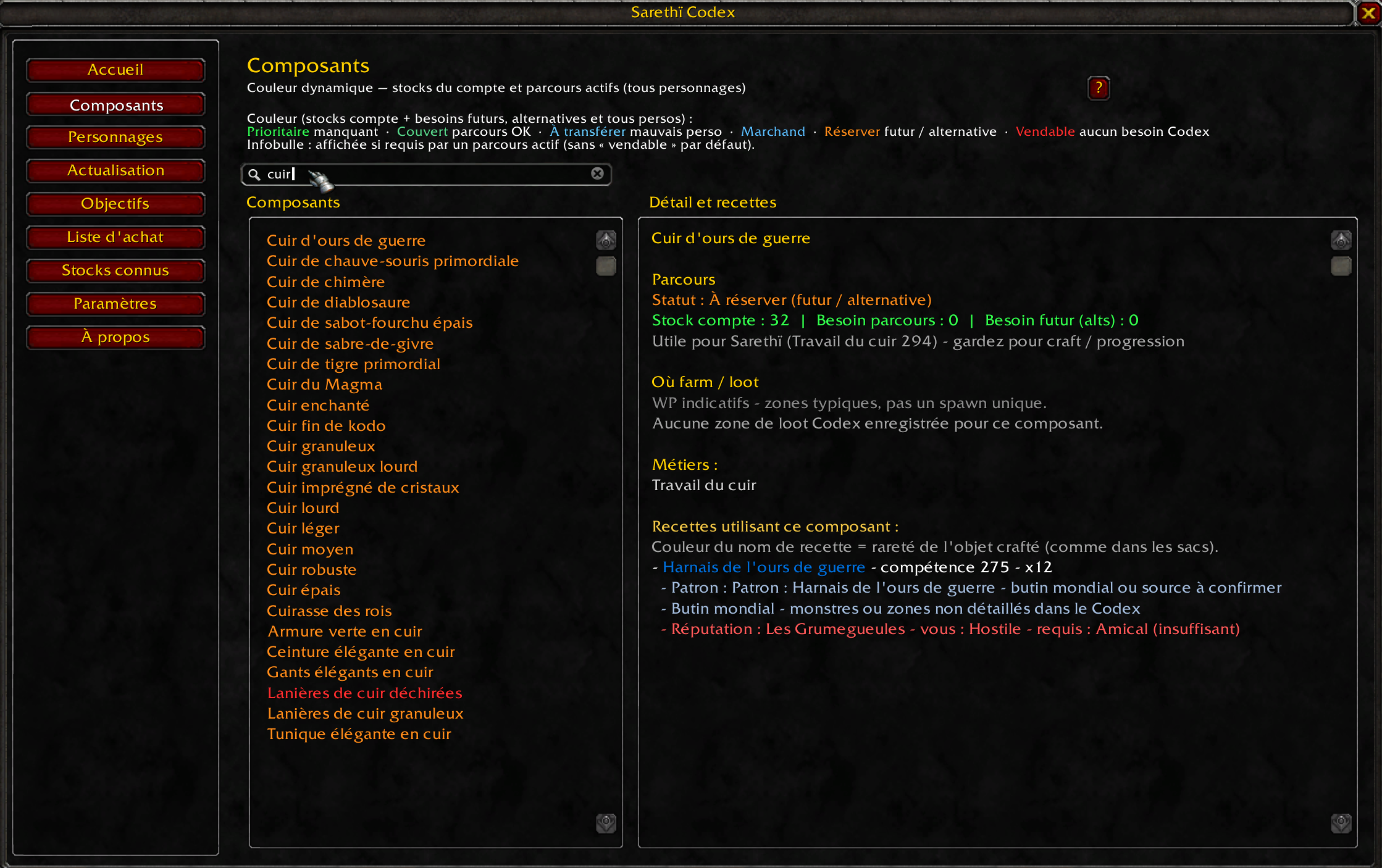 Thumbnail Bibliotheque de tous les composants