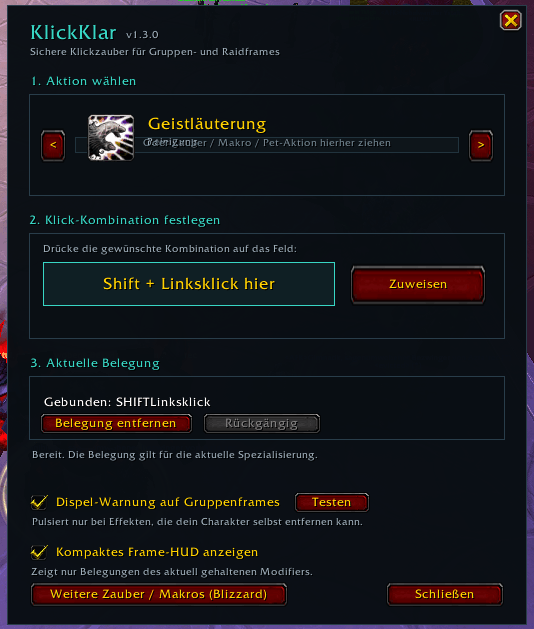 Addon Interface Screenshot