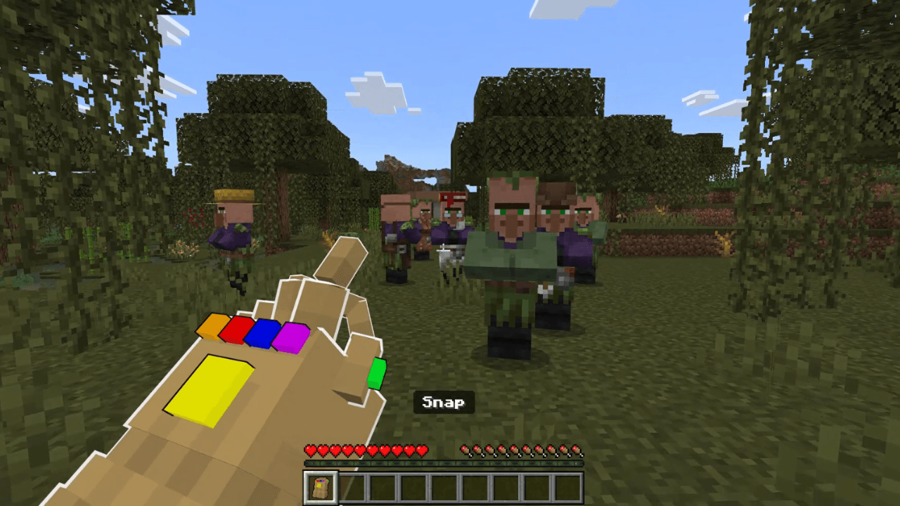 Snapping the gauntlet!