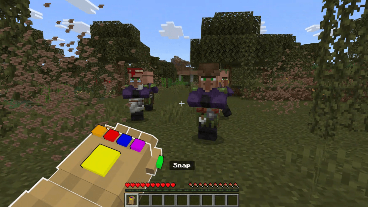 After snapping the gauntlet…