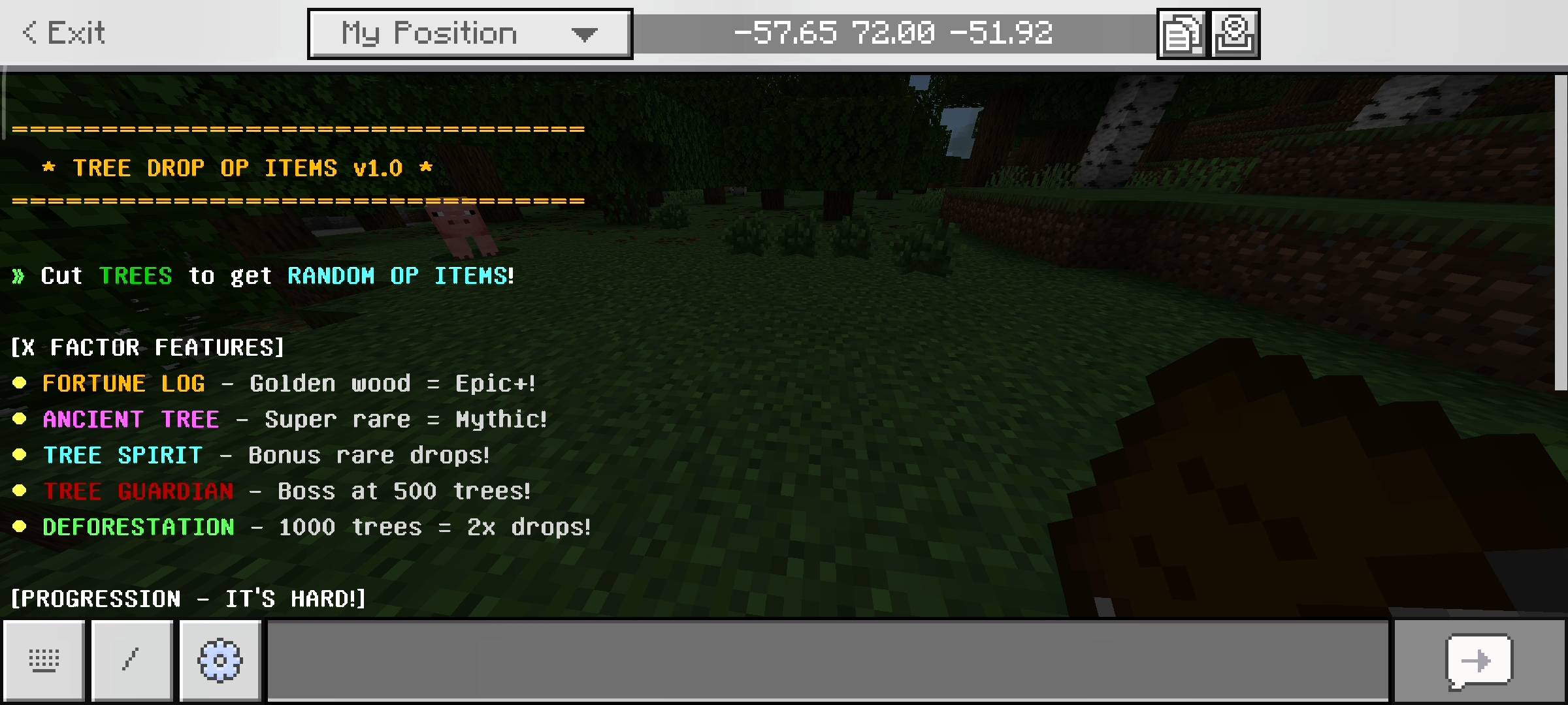 Tree Drop OP Items — screenshot 2