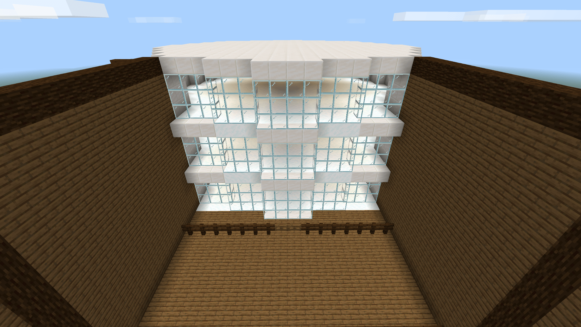 A look at the 3-floor SPLEEF SHOWDOWN arena. Battle with snowballs, destroy the floors beneath your opponents, and be the last player standing! ❄️⚔️