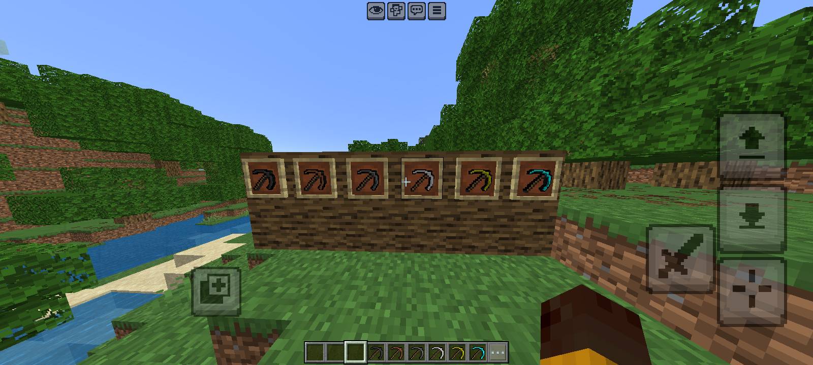 Custom curved pickaxe — screenshot 3