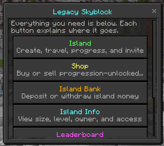 Legacy Skyblock — screenshot 3