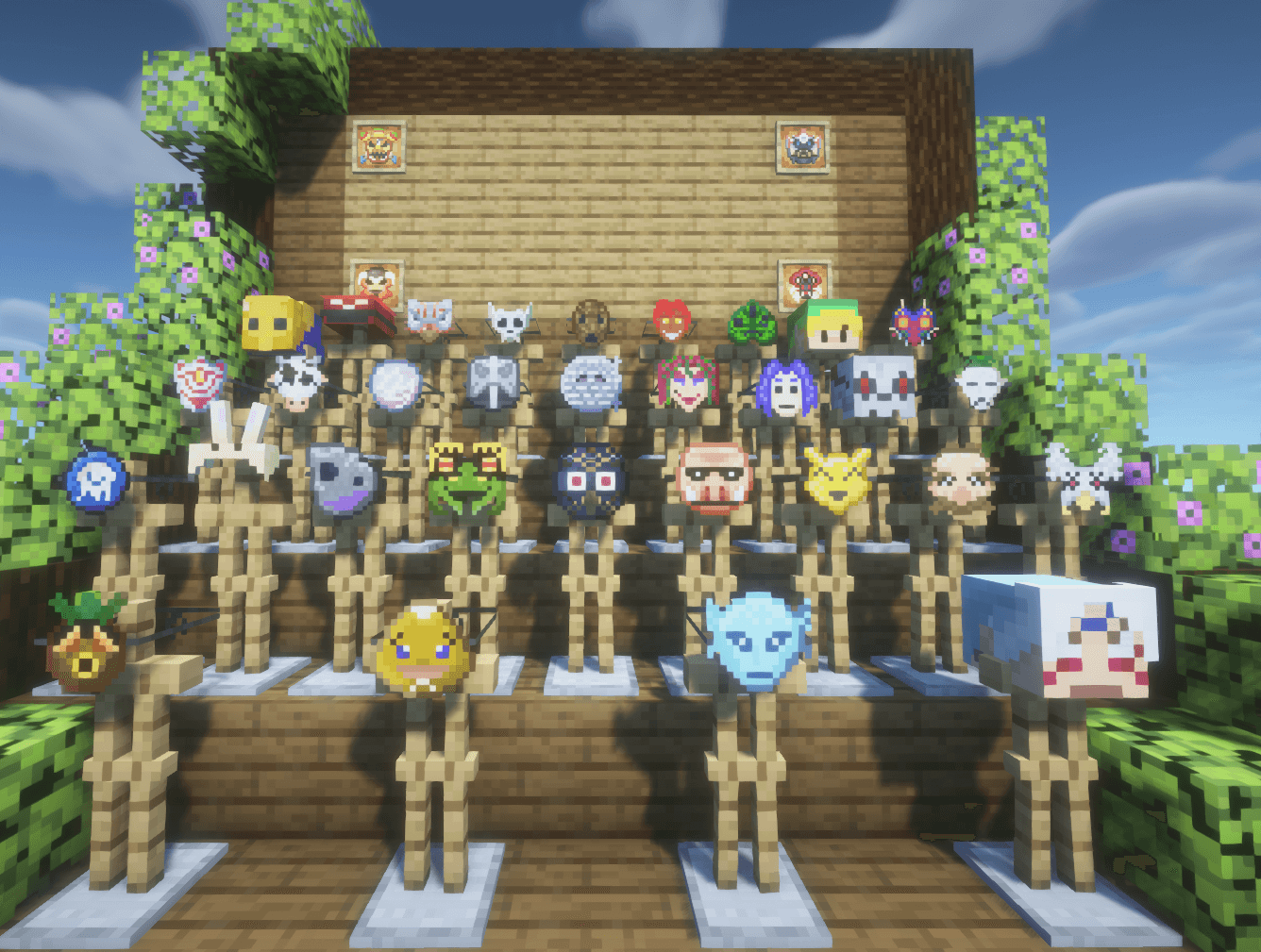 Pictured here is every mask available, including every mask from OoT and MM. Each mask has a unique function! There aren't any duds here