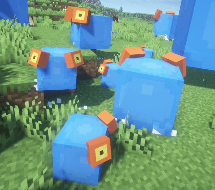 Thumbnail A wild Blue Chuchu! These guys are able to hurt you at all sizes, unlike slimes. Each of the four varieties drops a different type of jelly.