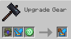 Thumbnail The Smithing Table gets a bunch more features with the mod! Most items have some upgrade that can be achieved using a Master Upgrade Template. Look to the Advancements for hints on how to do create them