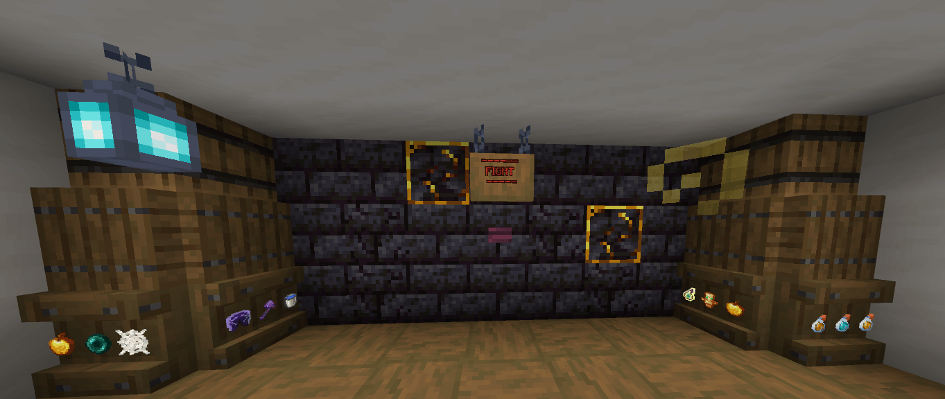 fight button in the lobby