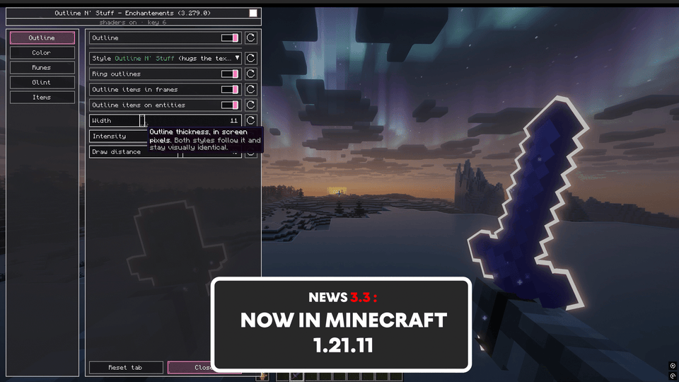 Outline N' Stuff: 1.21.11 VERSION