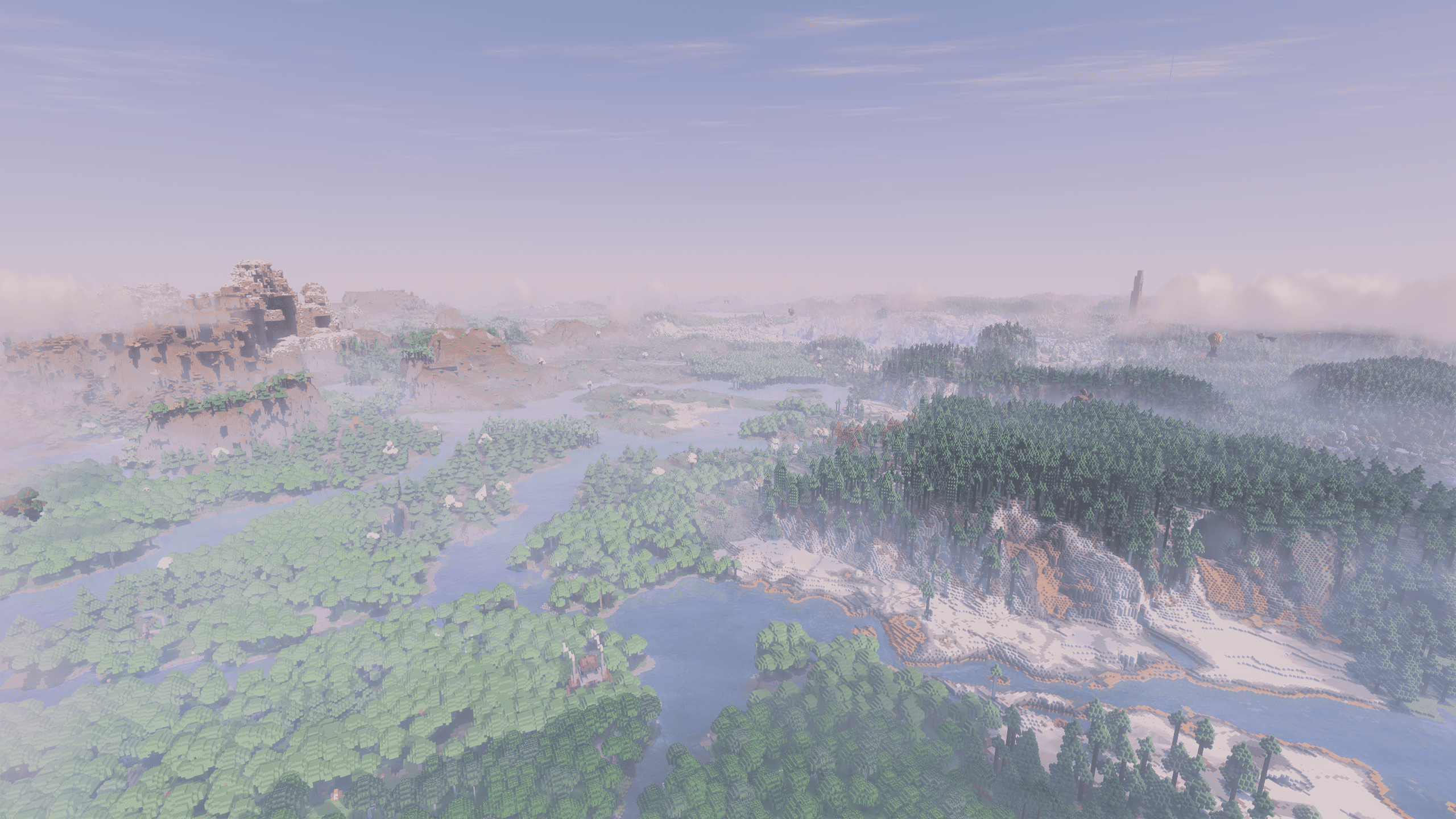 You can see very far!