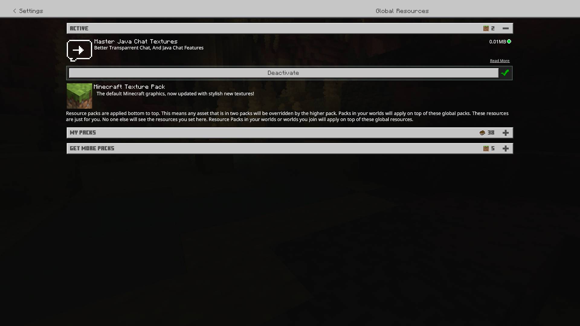 Master Java Chat Textures — screenshot 4