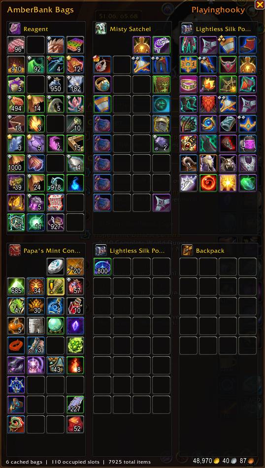 Thumbnail Shows the "Bliz-Like" AmberBank Personal Bag viewer (Side-Car) Version