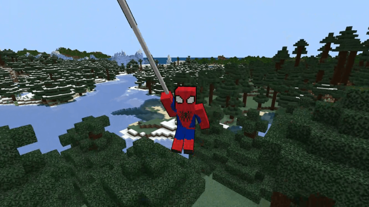 Mid-swing,