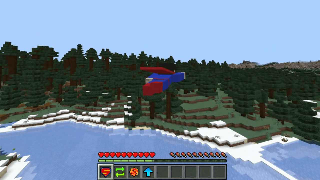 Mid-flight,