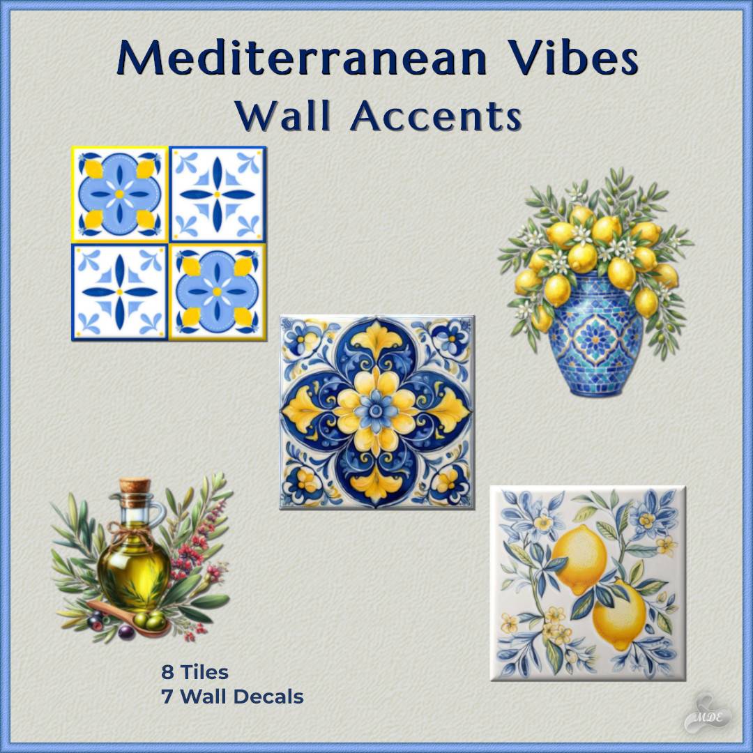 Mediterranean Vibes Wall Accents
