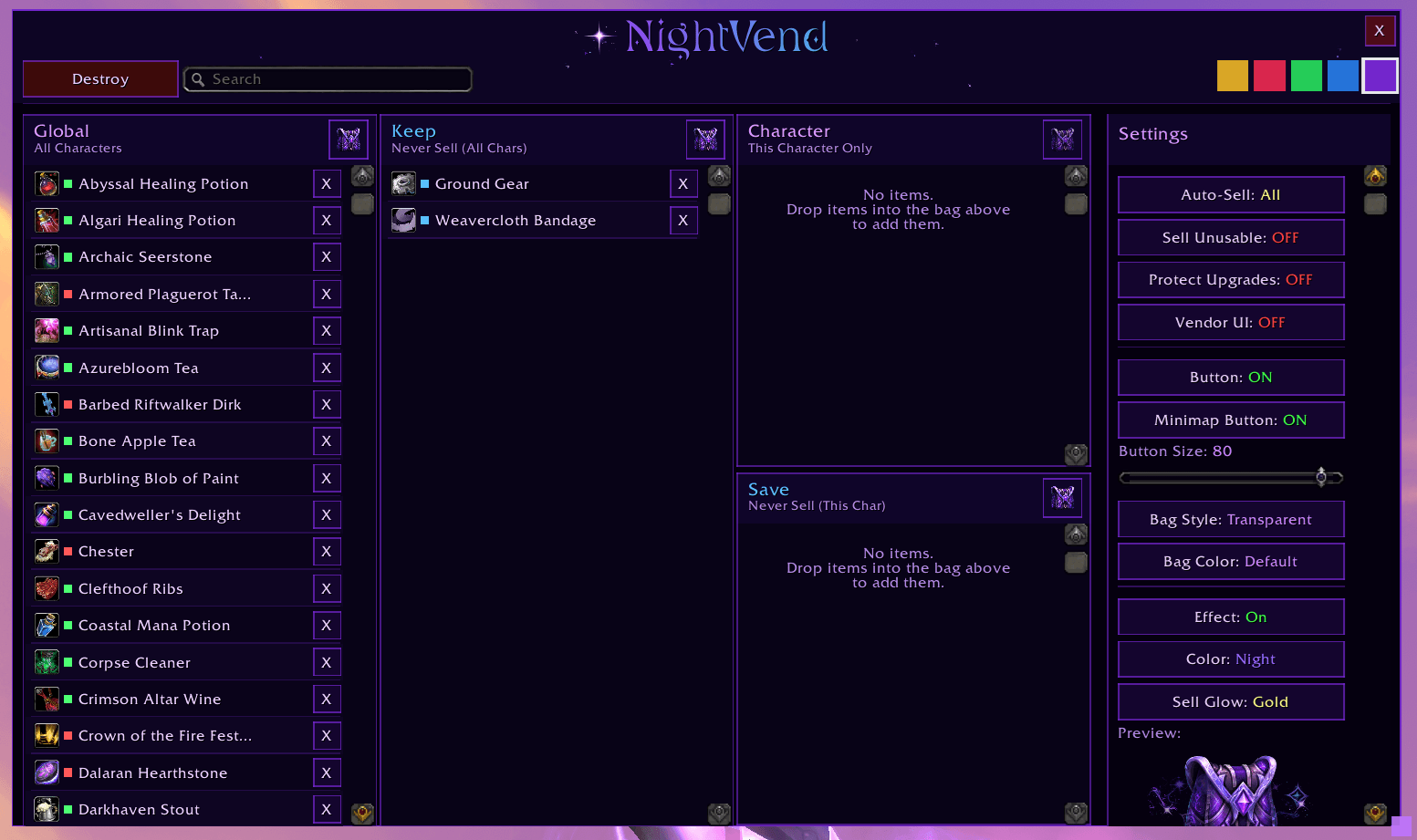 NightVendUI