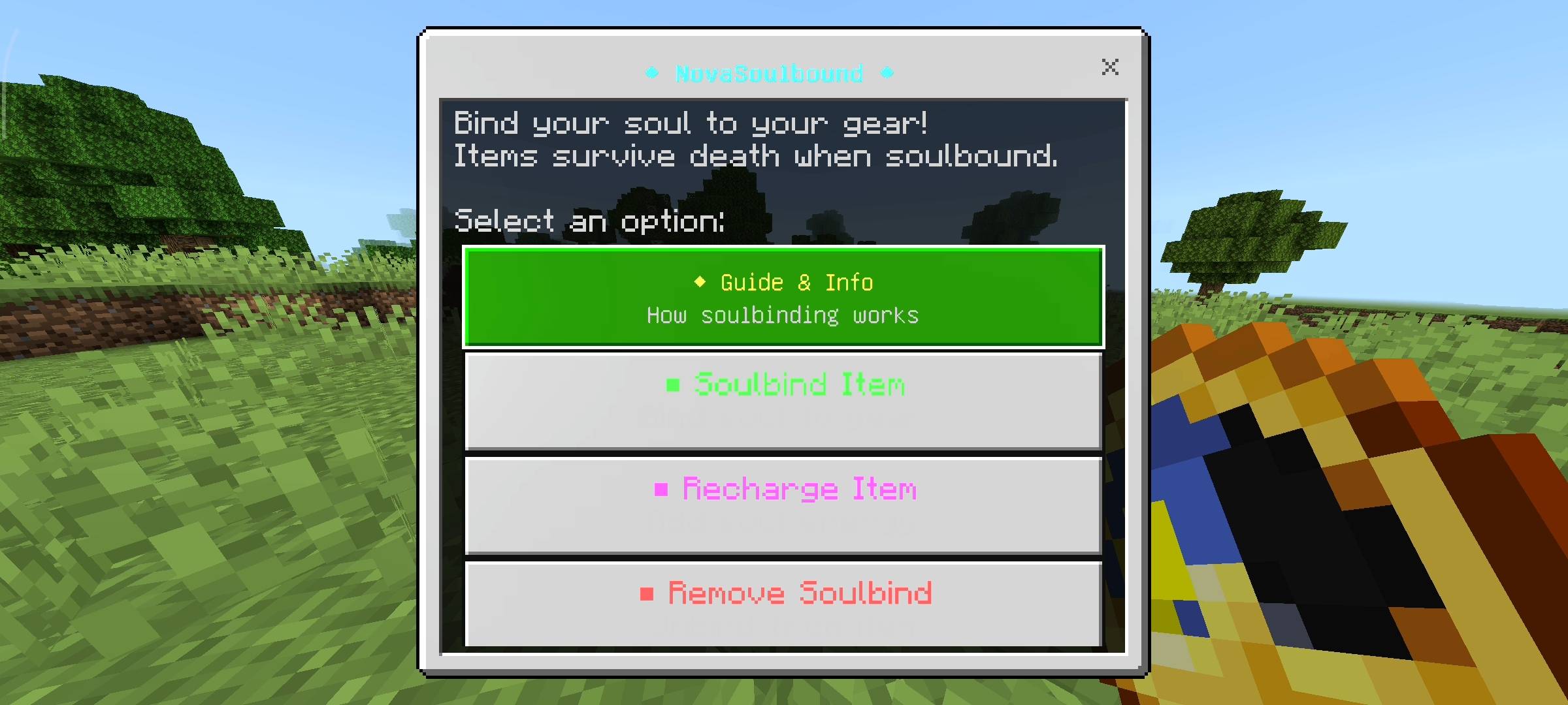 NovaSoulbound - Gear Protection — screenshot 3