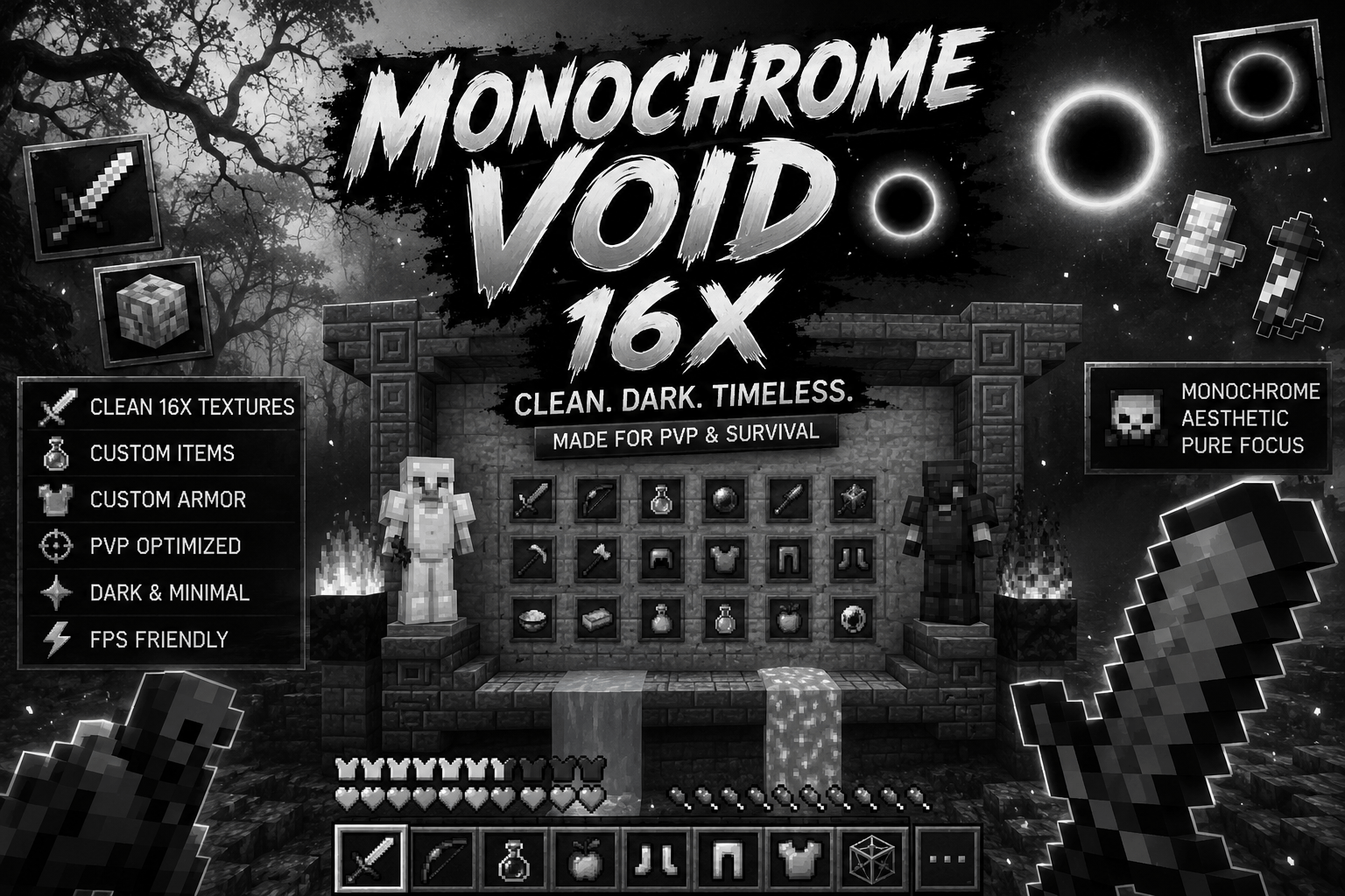 Monochrome Void 16x