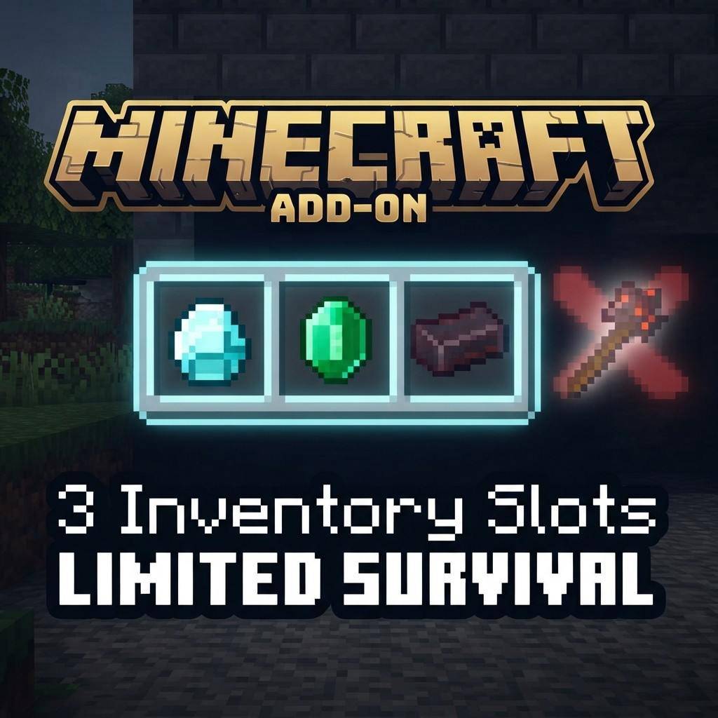 Minecraft but you have only 3 inventory slots — screenshot 3