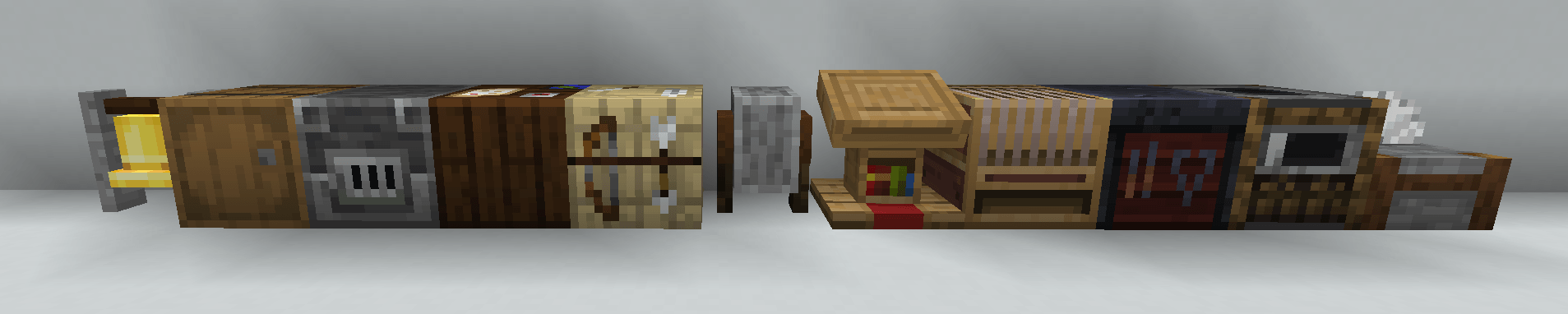 The twelve workstations