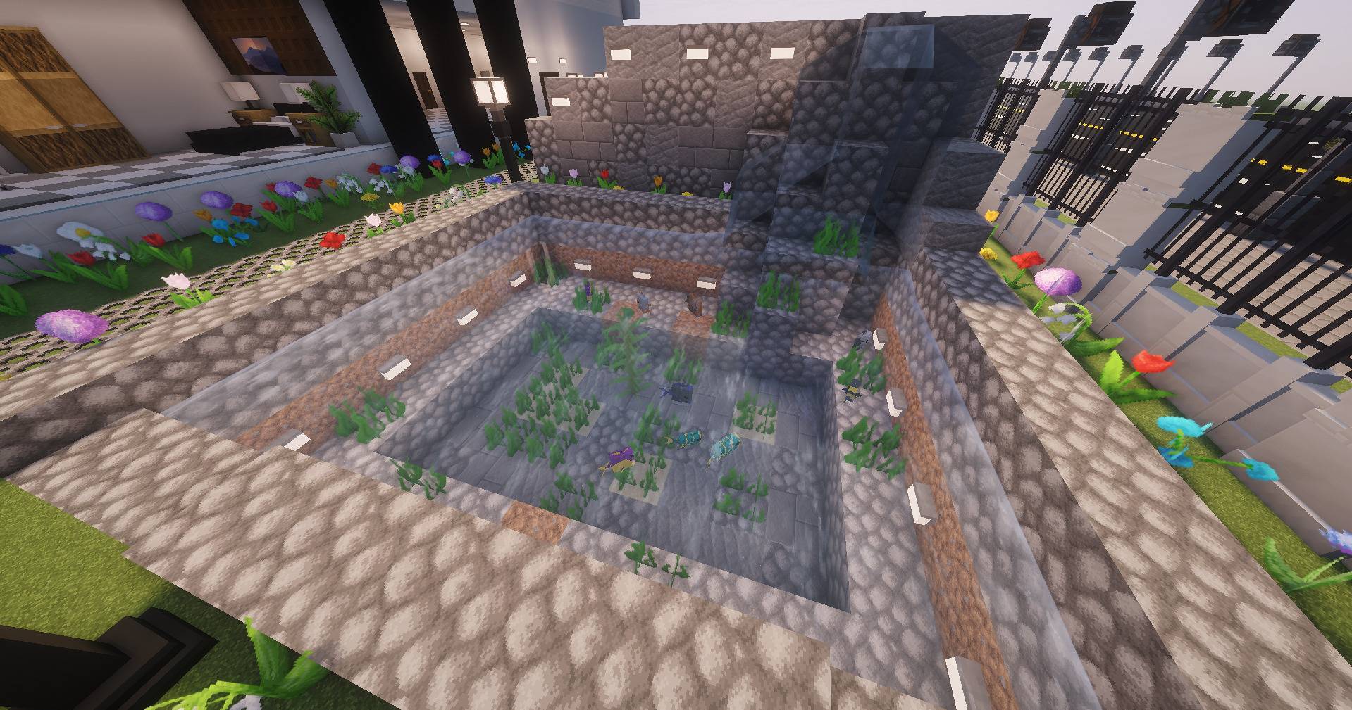 Nahhh this one has amazing fish ponds as like in description!!