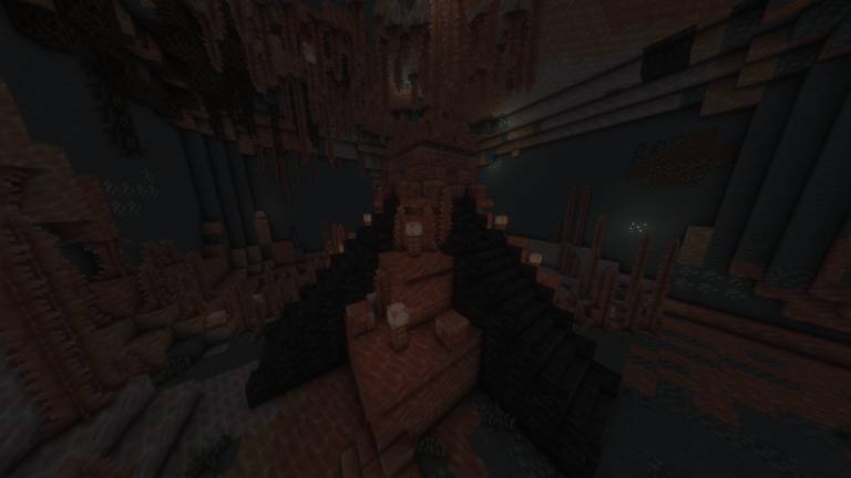Salt shrine, a gravelike structure.