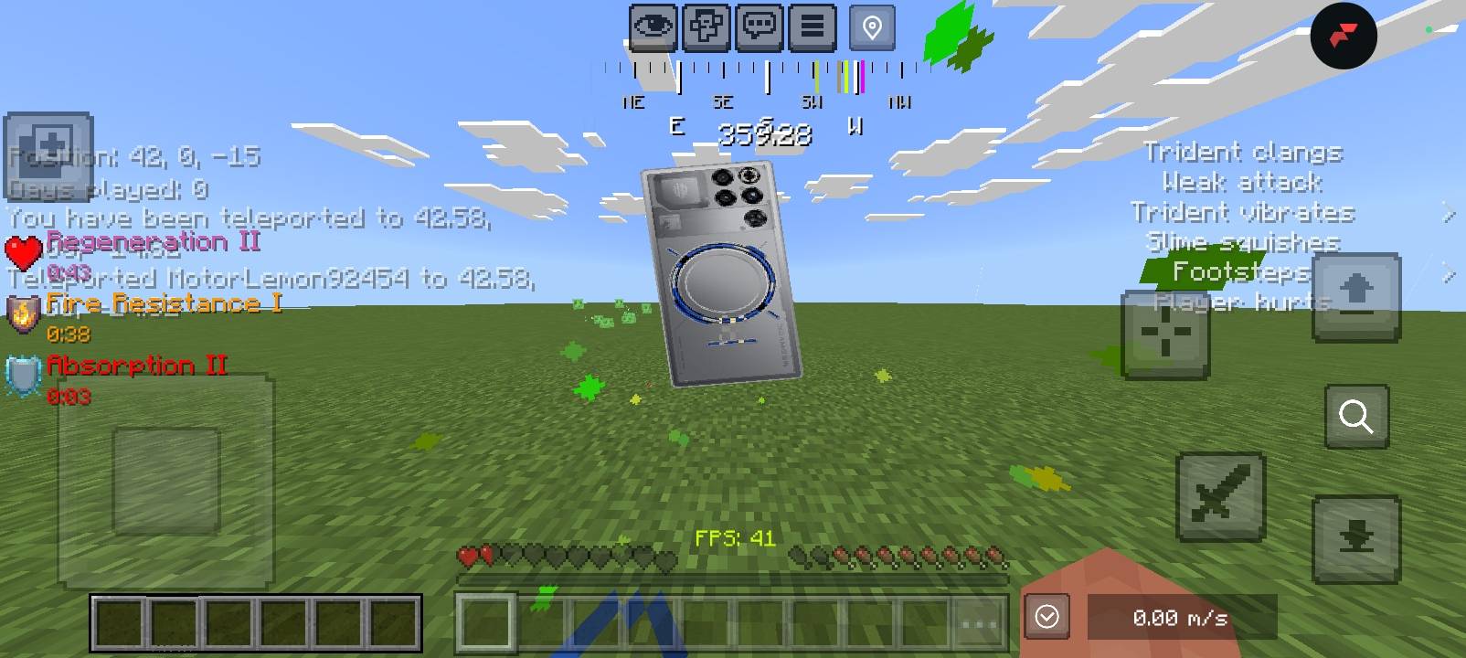 phone of Undying screenshot active