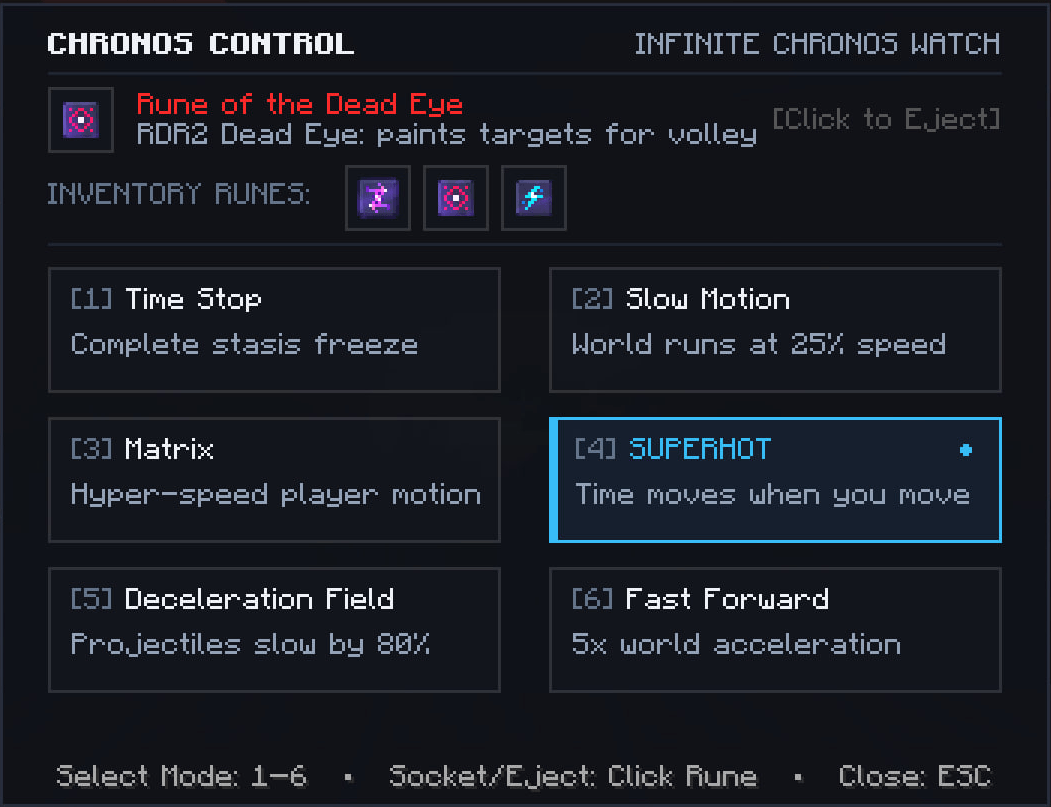 Mode select