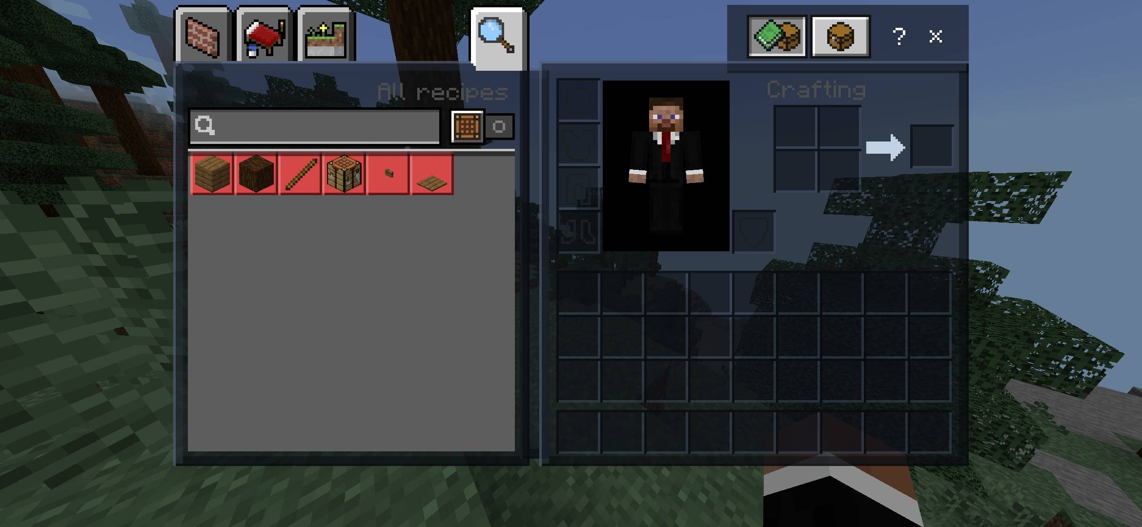 Dark Glass Ui | Bedrock — screenshot 3