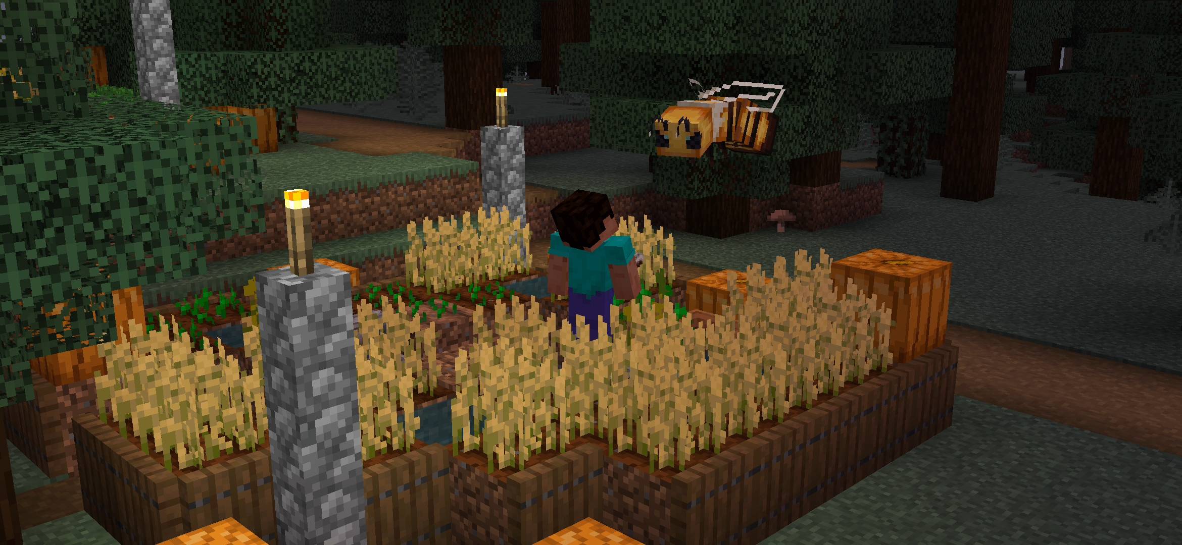 I hadn't just come to take my bee.