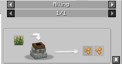 milling wild corn