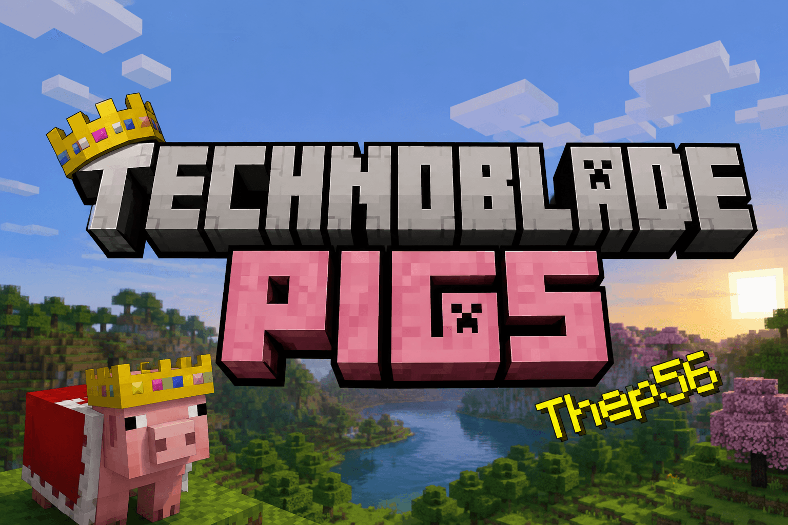 Technoblade Texture Pigs screenshot active